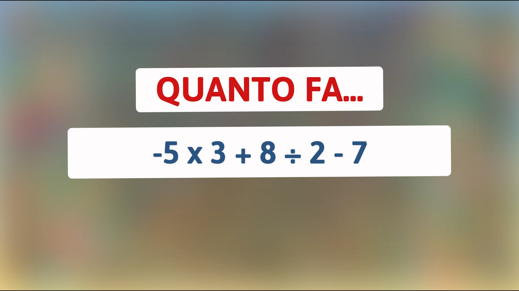 Scopri se sei un vero genio della matematica: Risolvi questo indovinello che sta mettendo alla prova le menti più brillanti!"