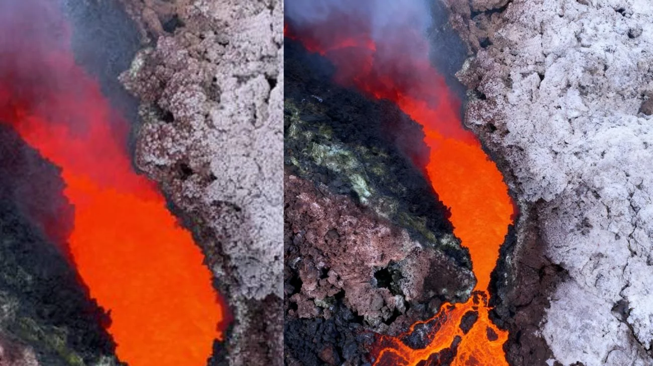 Una delle cose più spettacolari che io abbia mai visto sull'Etna nella mia vita 🤩 . 🌐 guidevulcanologicheetna.it . #etna #sicily #nature #volcano #nature"